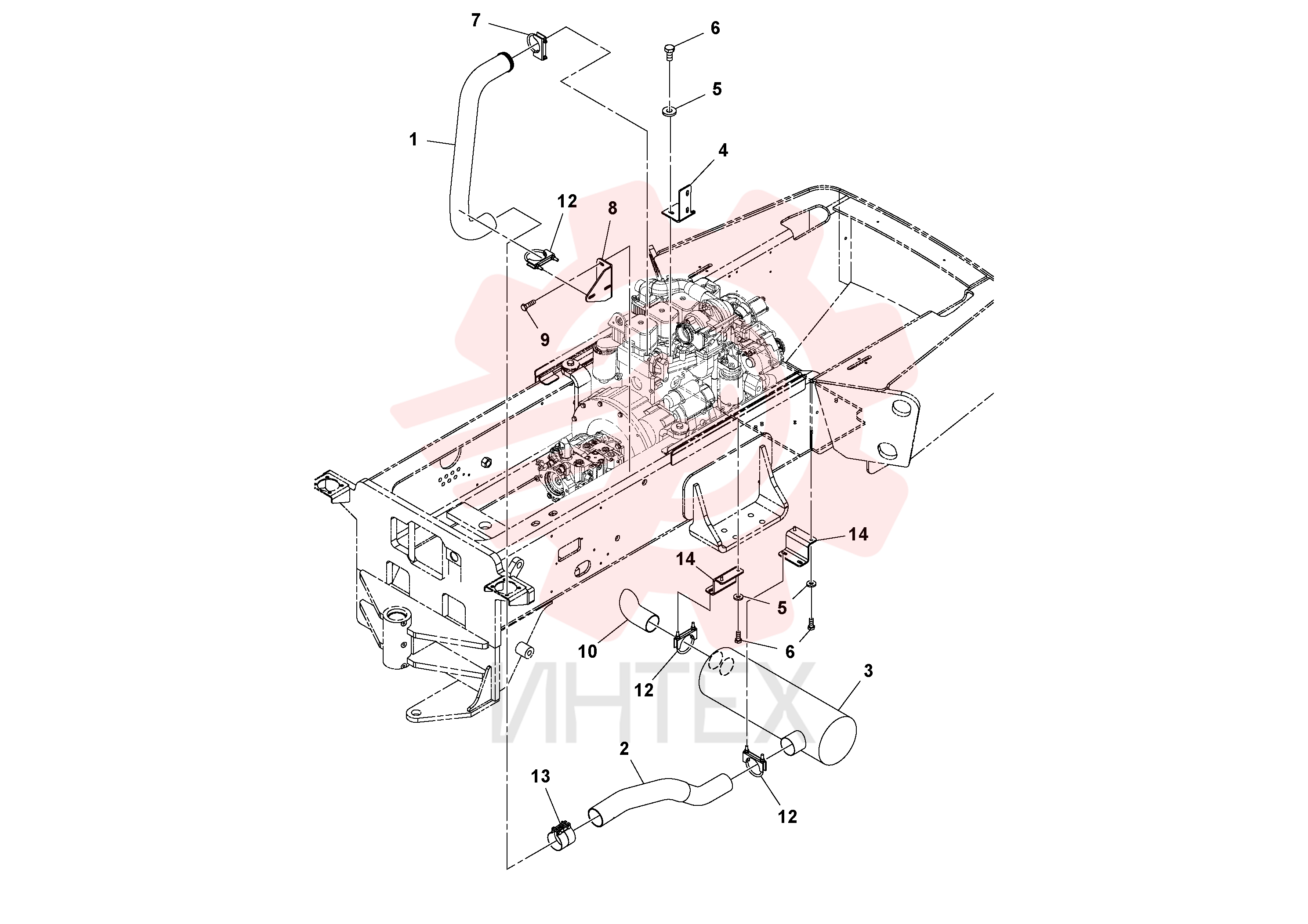 Exhaust pipe RM13239959 (2)