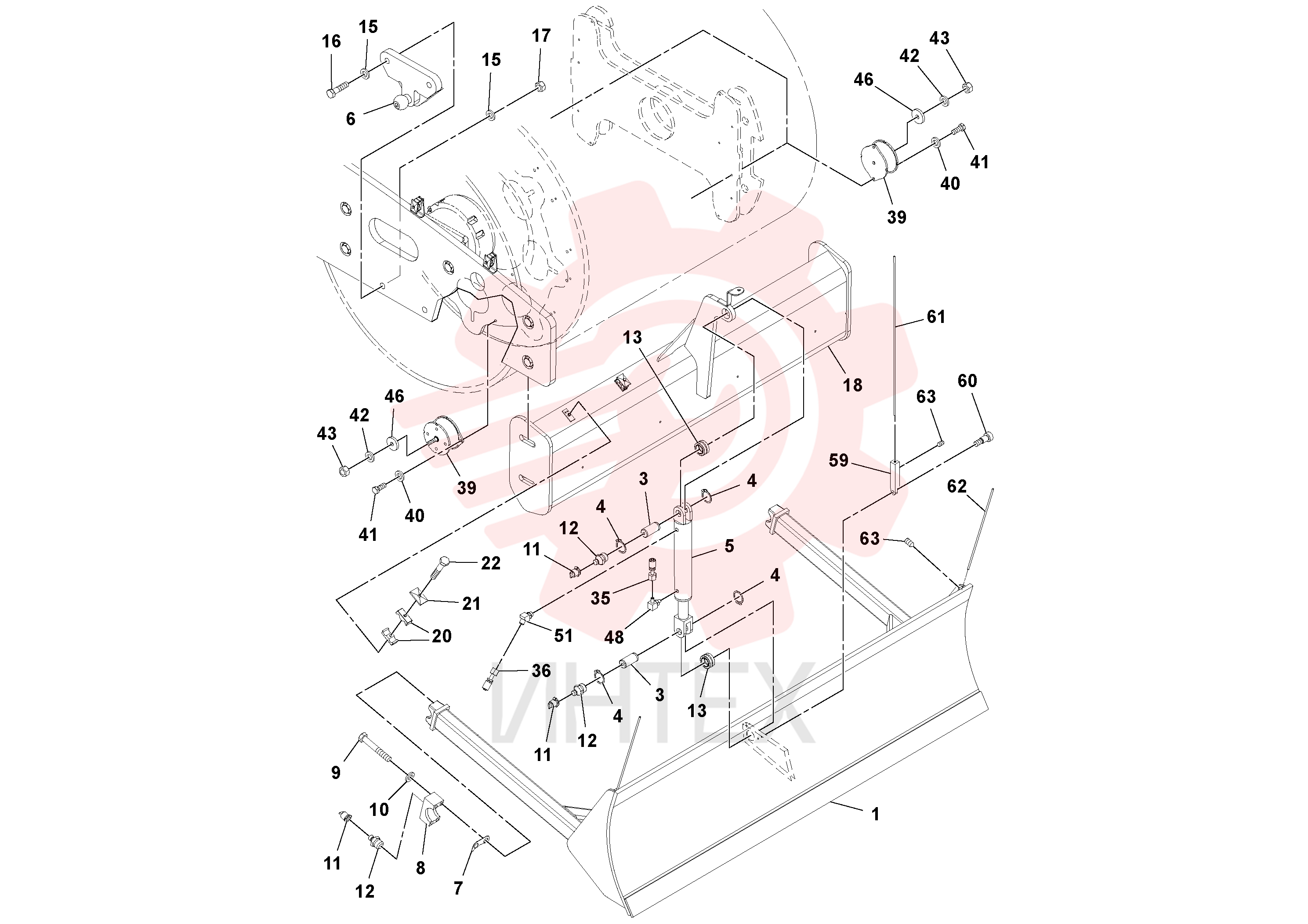 Sealing kit RM59221309 (2)