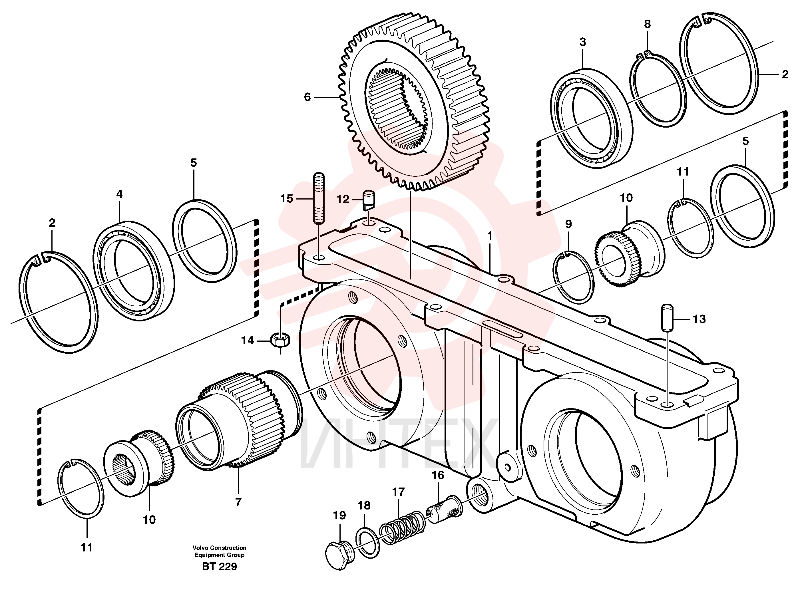 Splined sleeve
