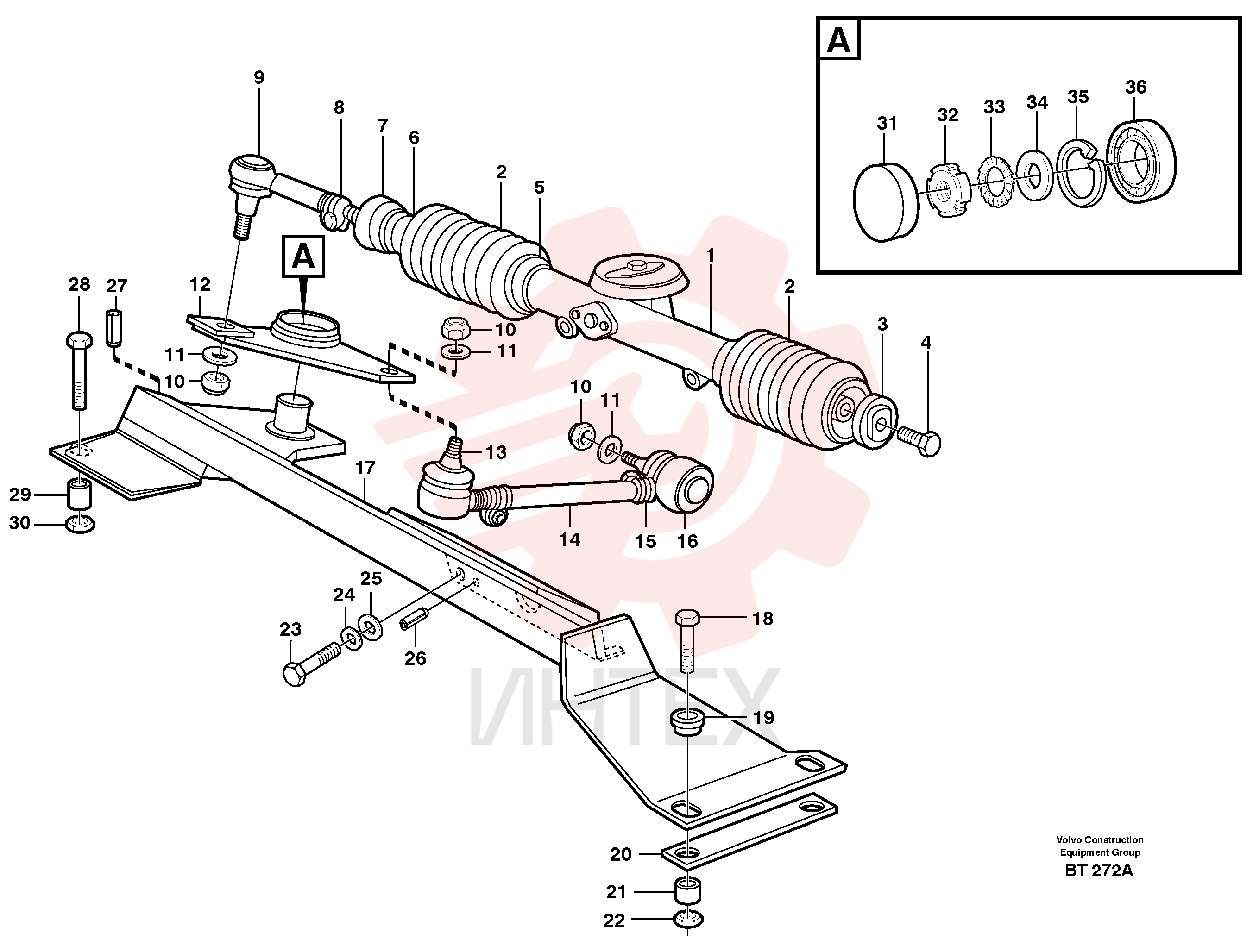 Steering rod