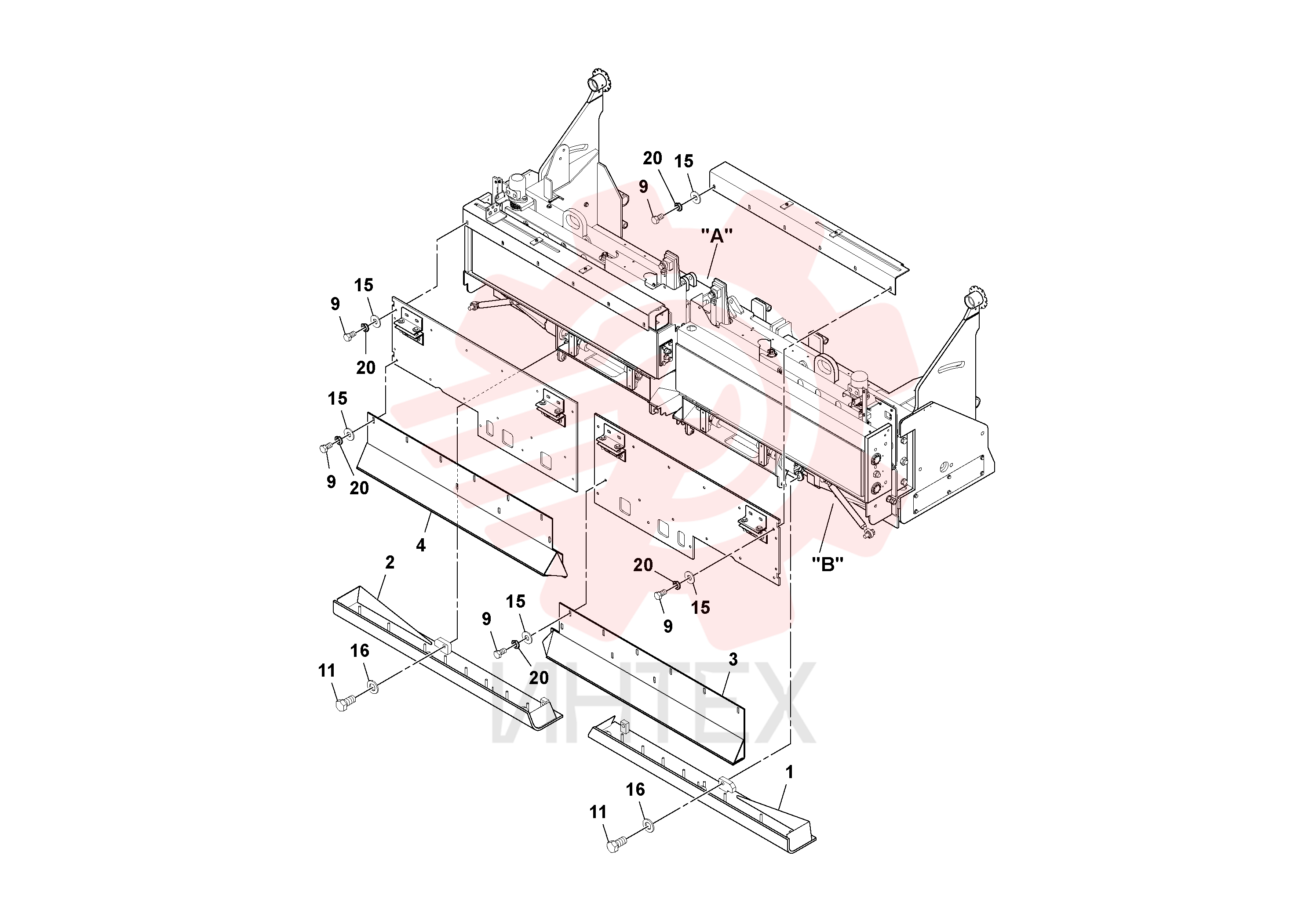 Screed plate