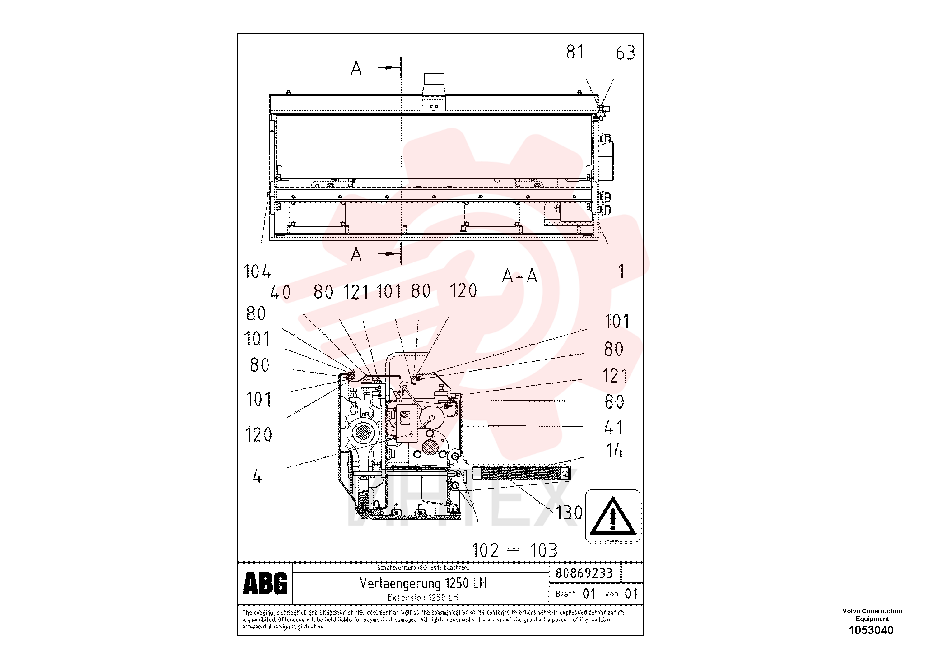 Attachment Part 1250 Lh