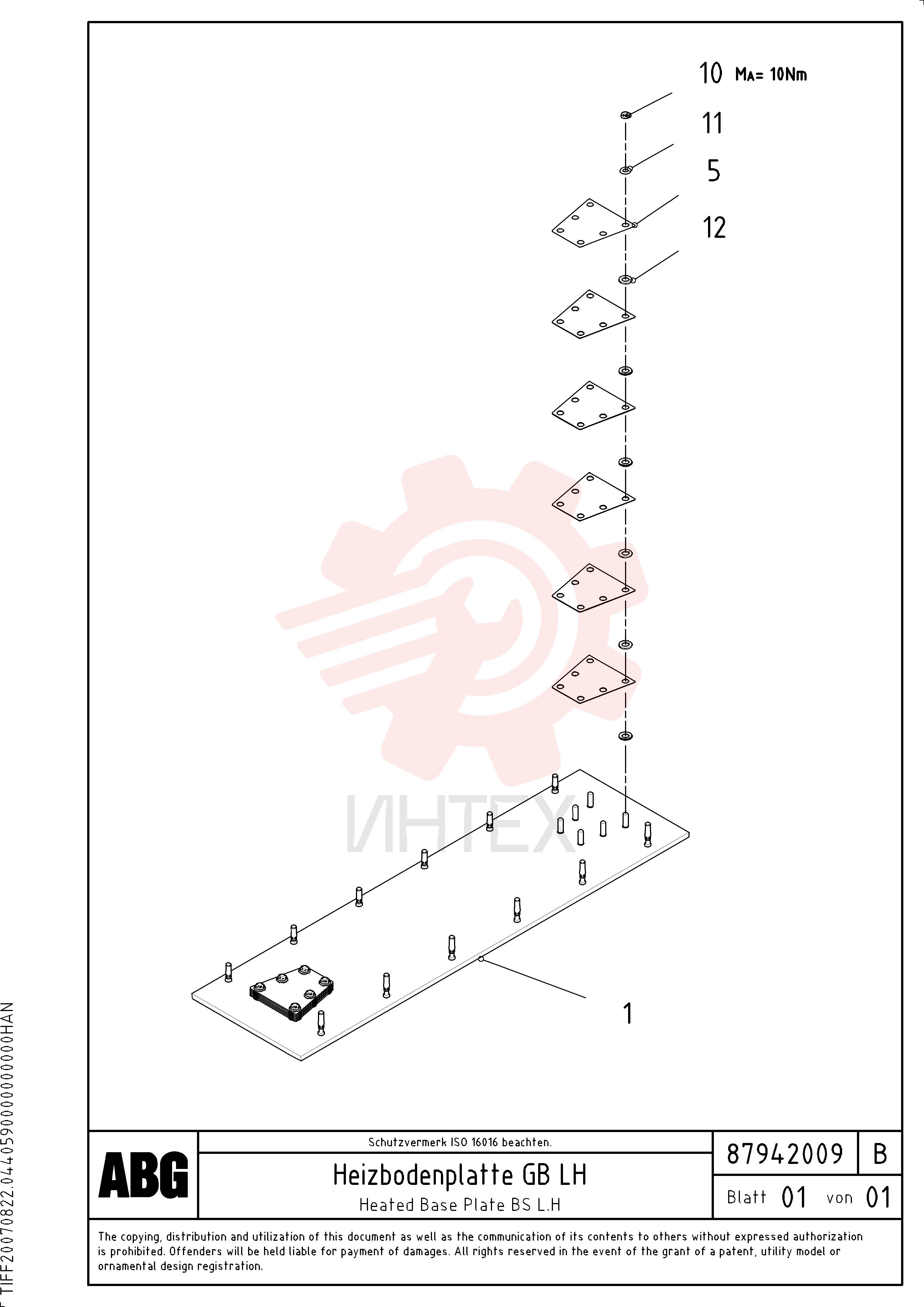 Screed Plate