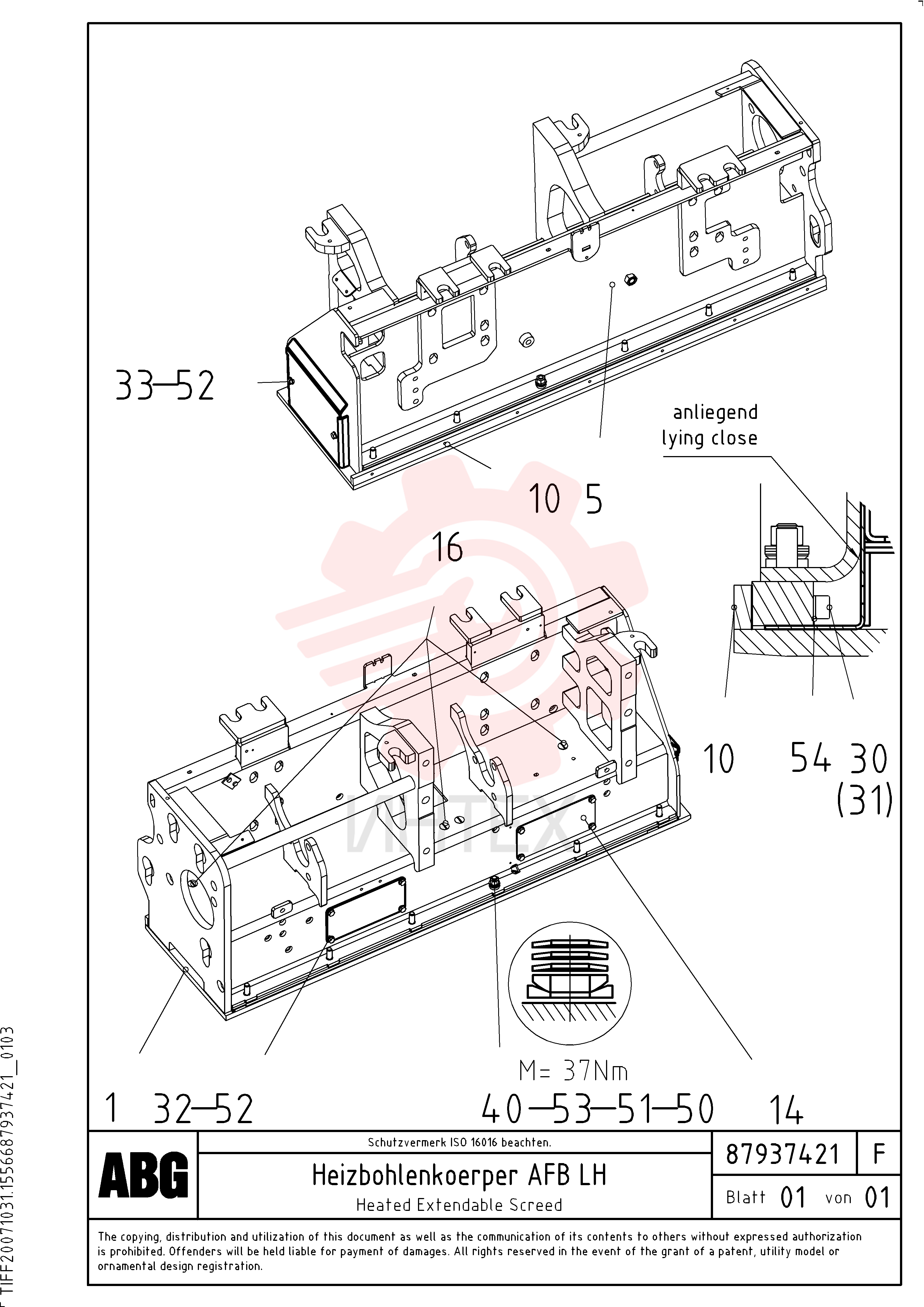 Screed Plate
