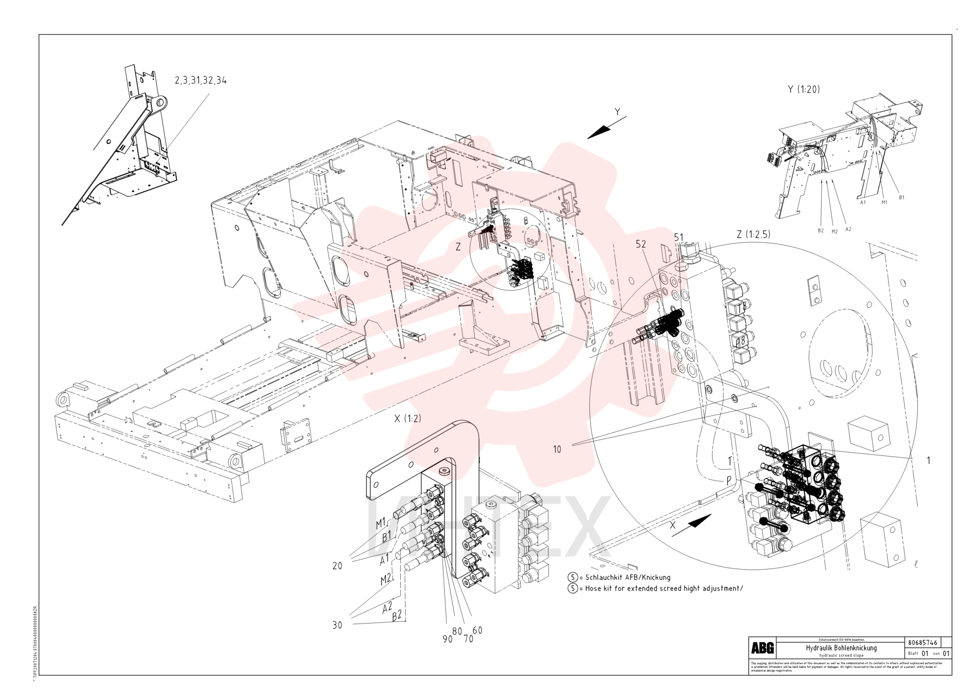 Valve block RM 80613912