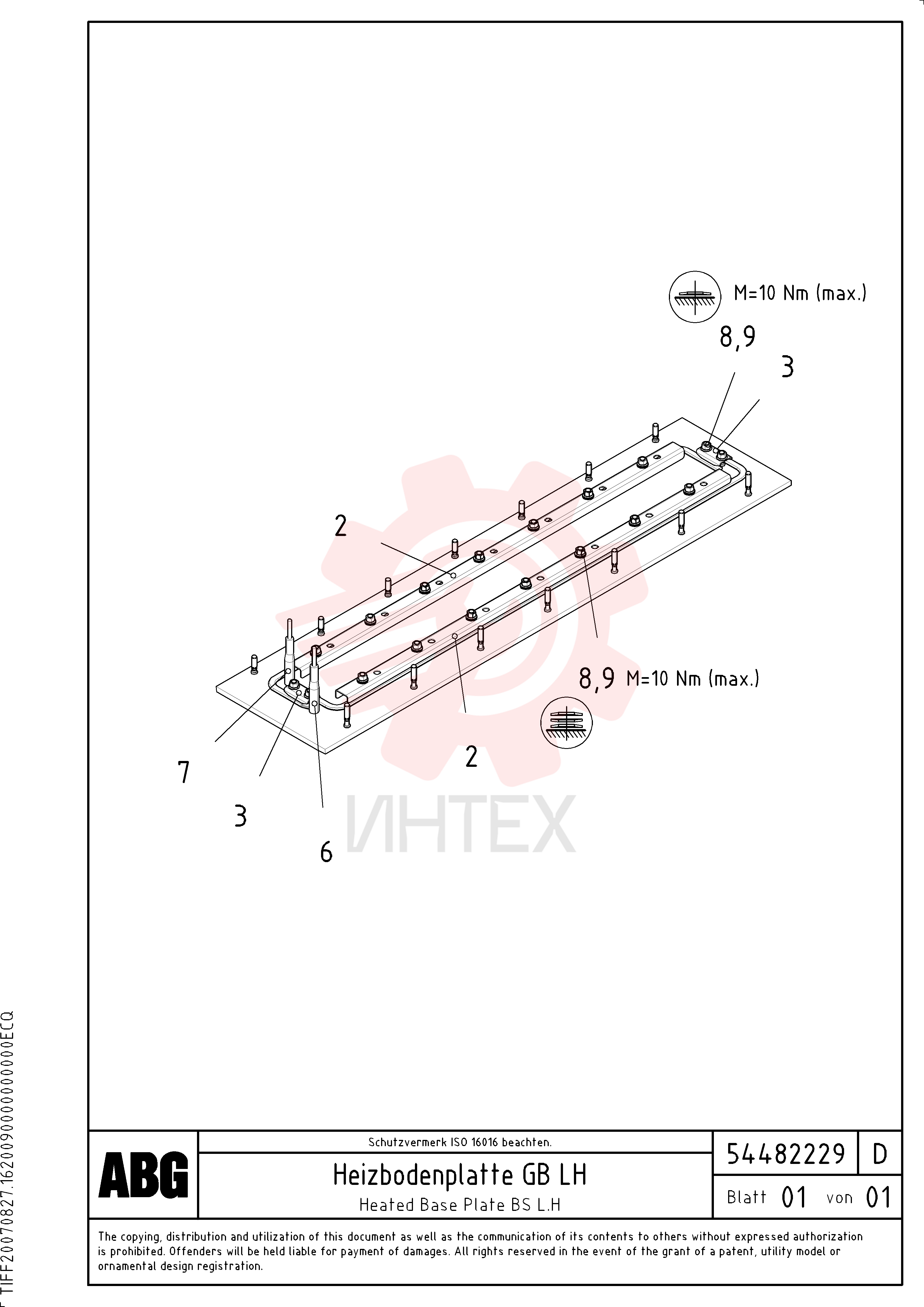 Screed Plate