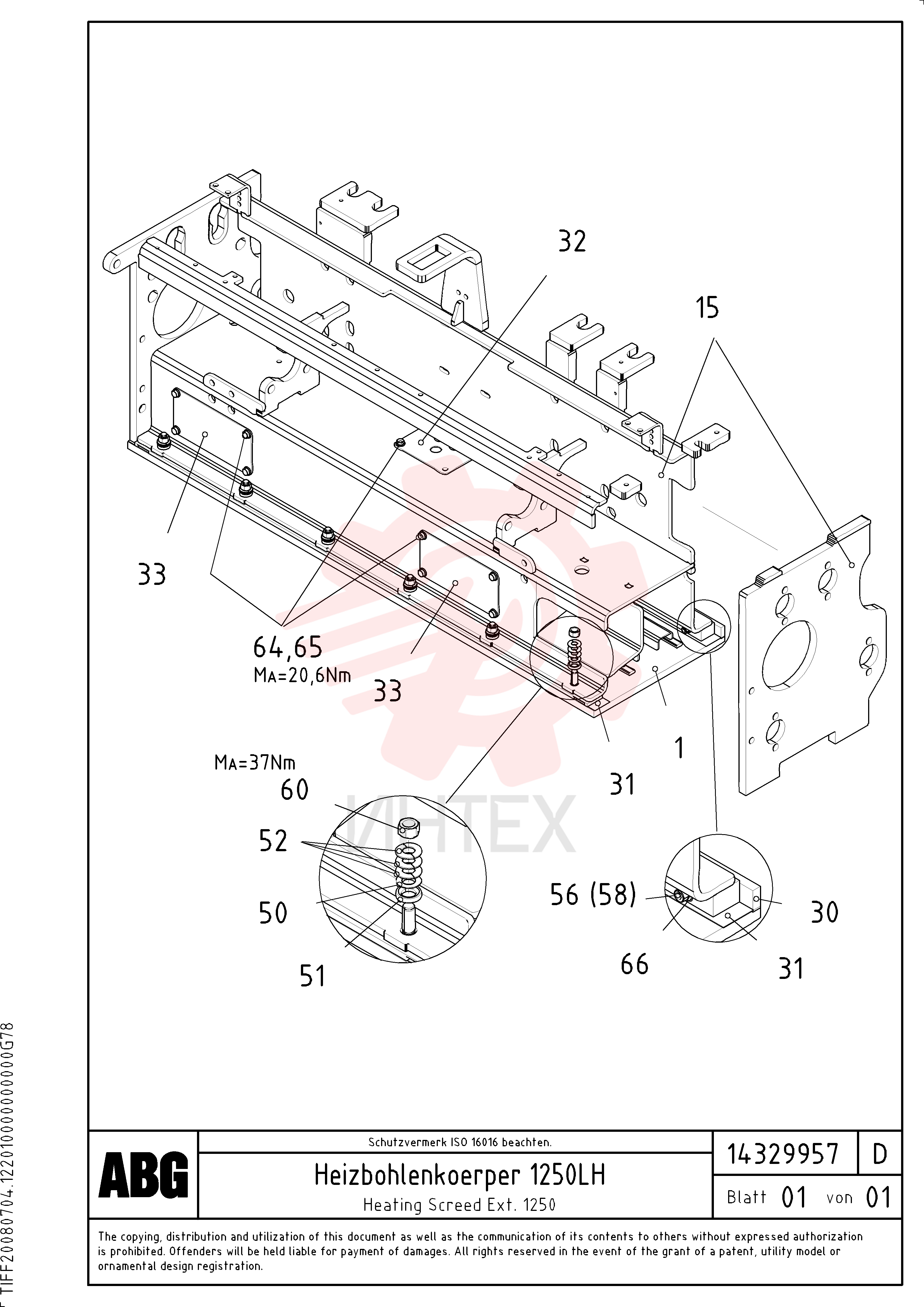 Screed Plate