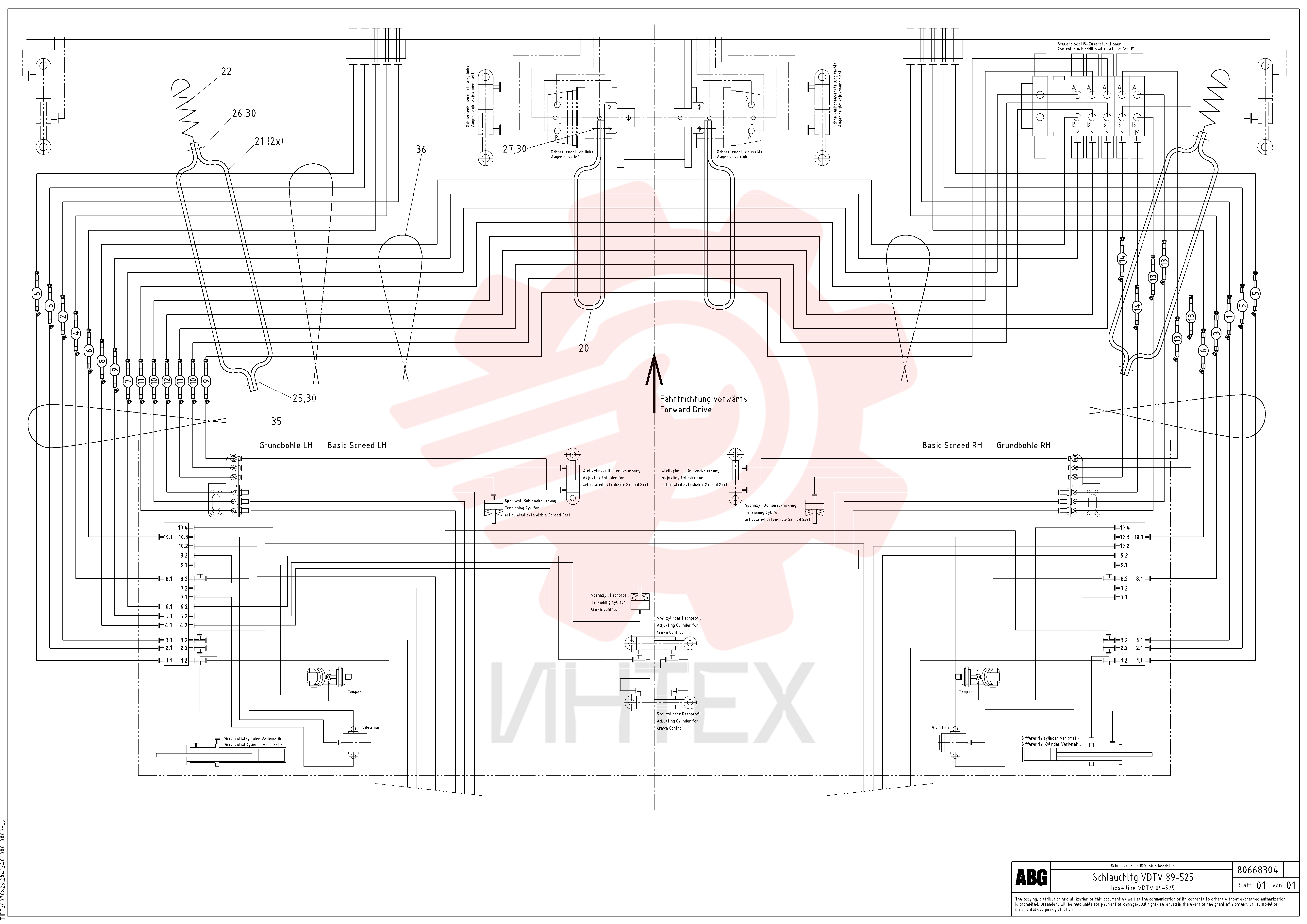 Hose assembly RM 80668312