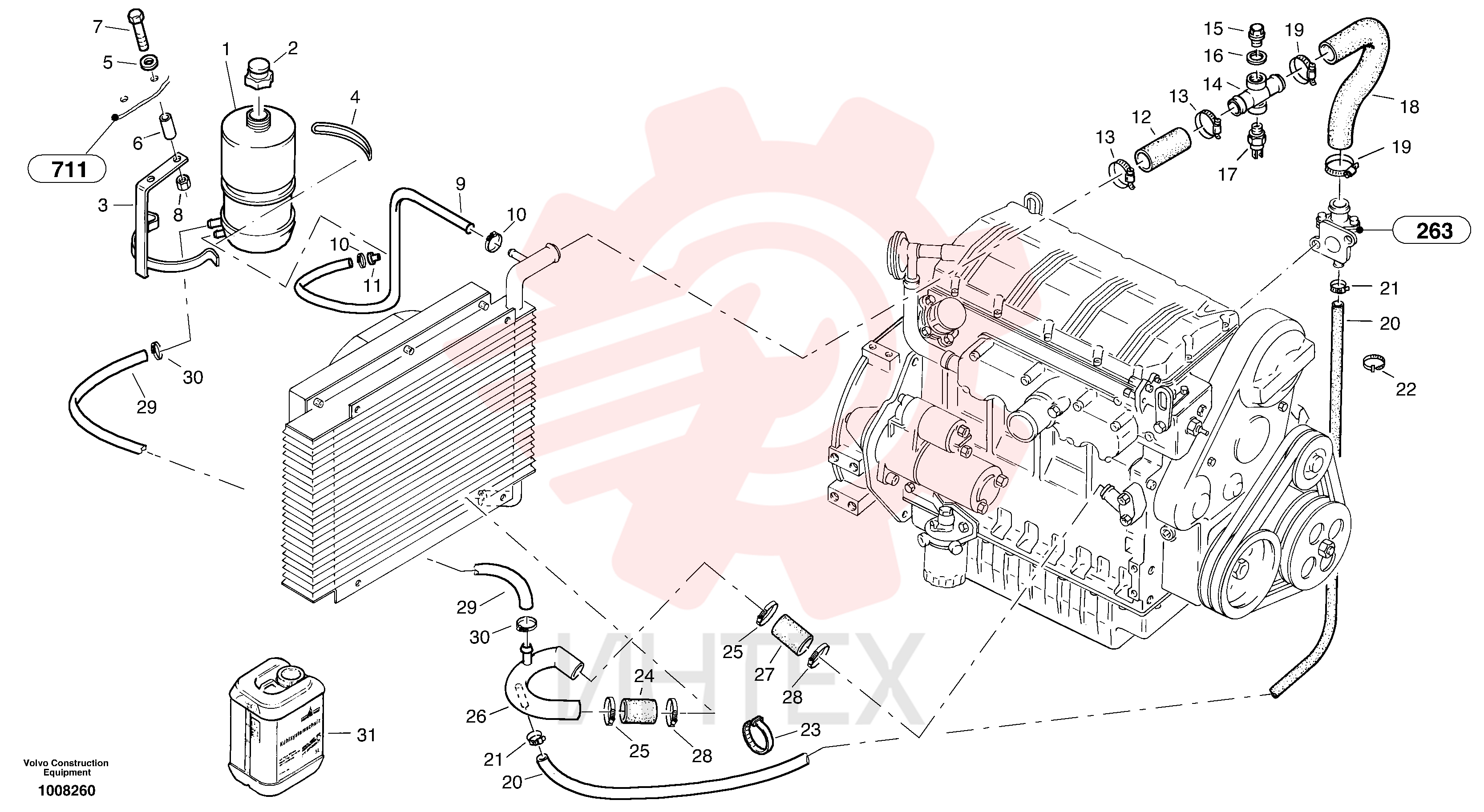 Бак (бачок) расширительный ZM2807605