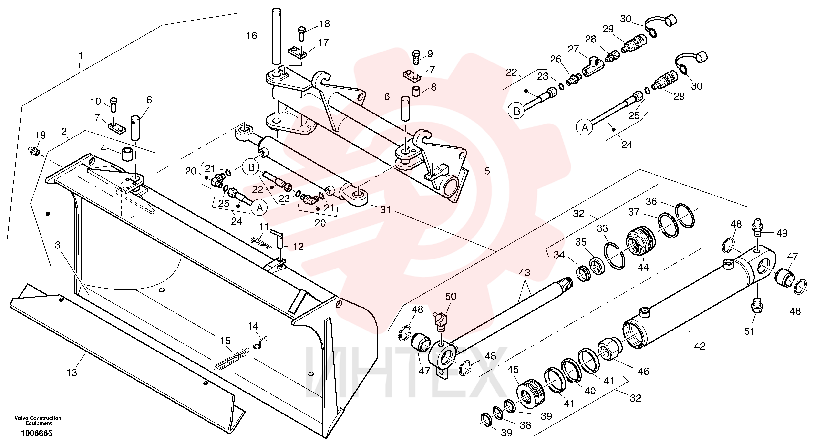 Side tip bucket, cpl ZM2801377