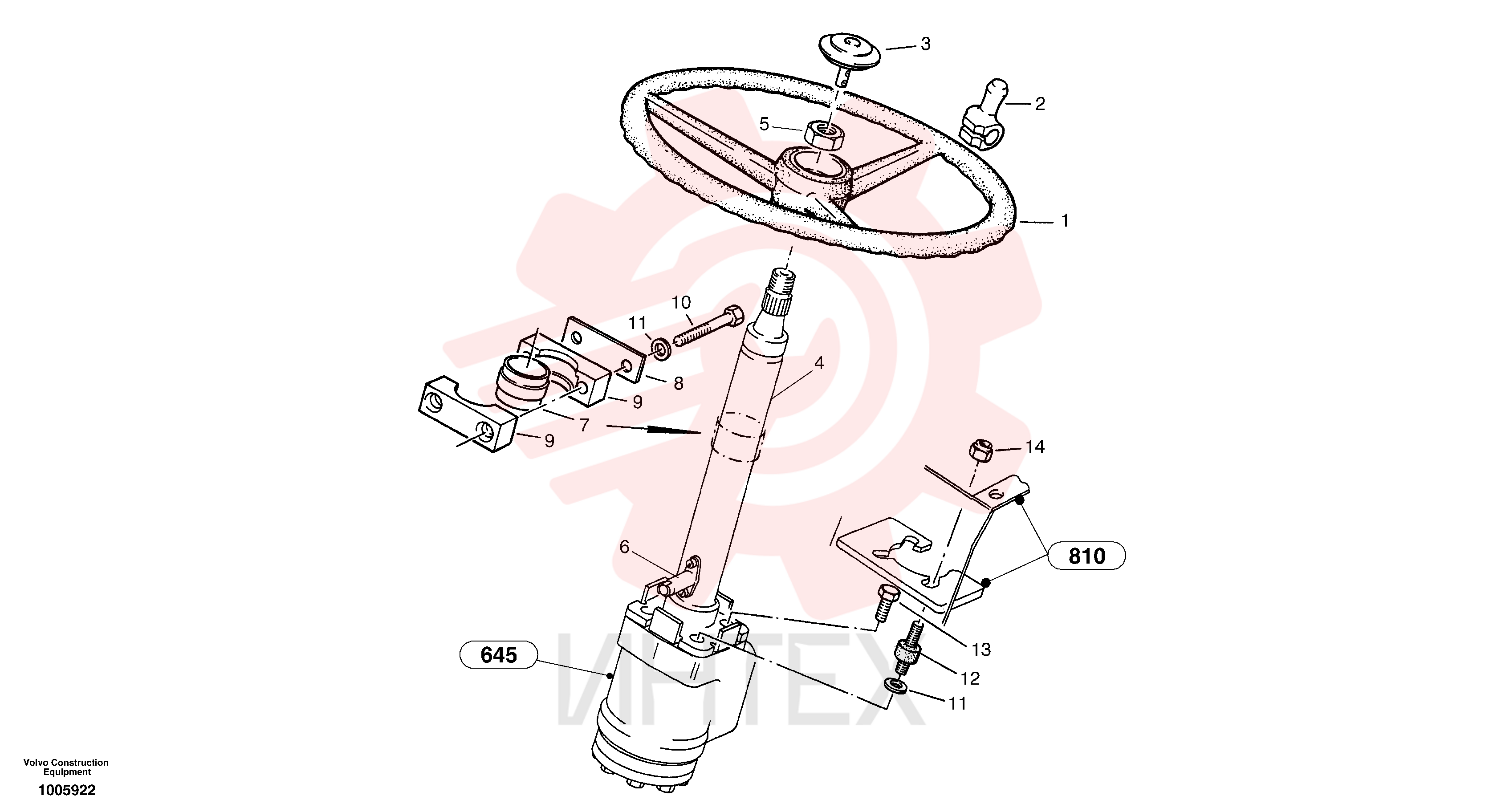Steering wheel VOE11305341