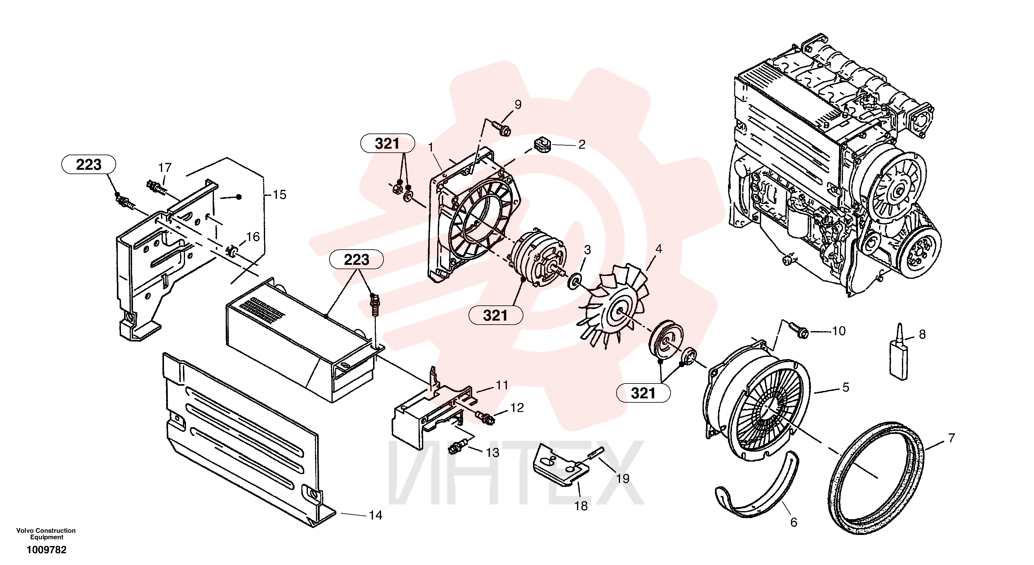 Blower casing ZM2904153