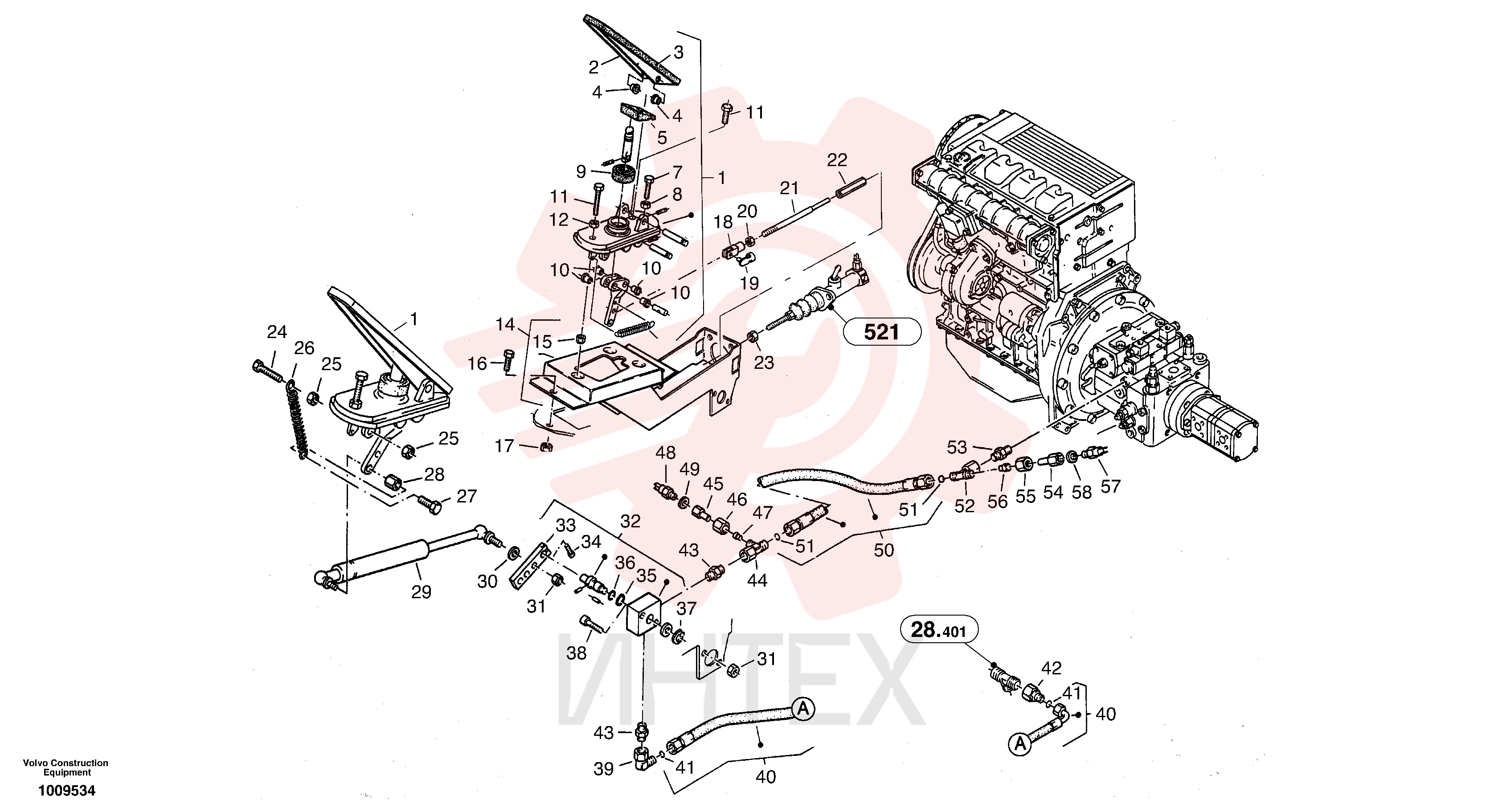 Brake pedal ZM2803648