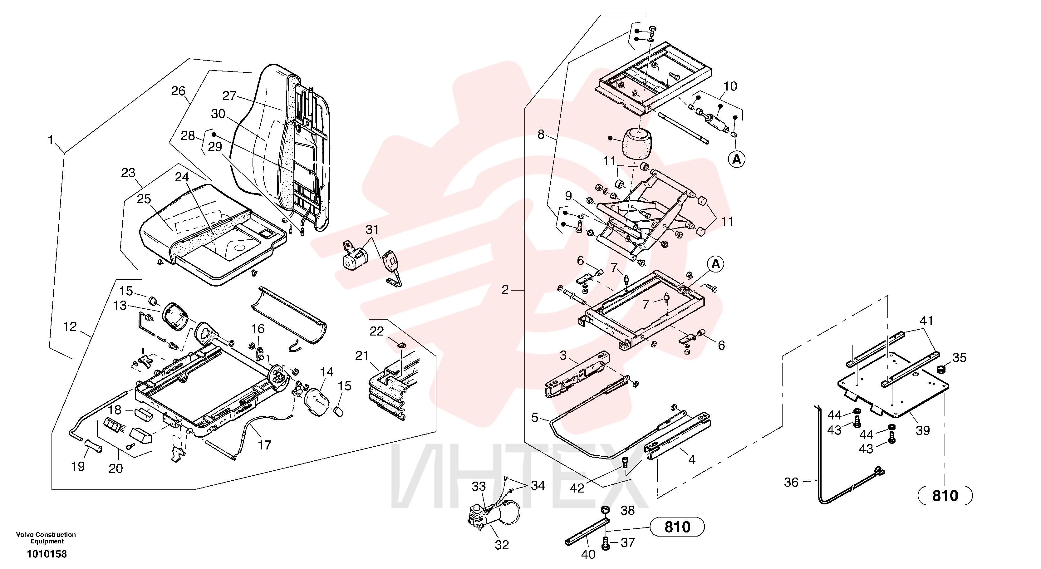 Driver's seat, cpl ZM2801128