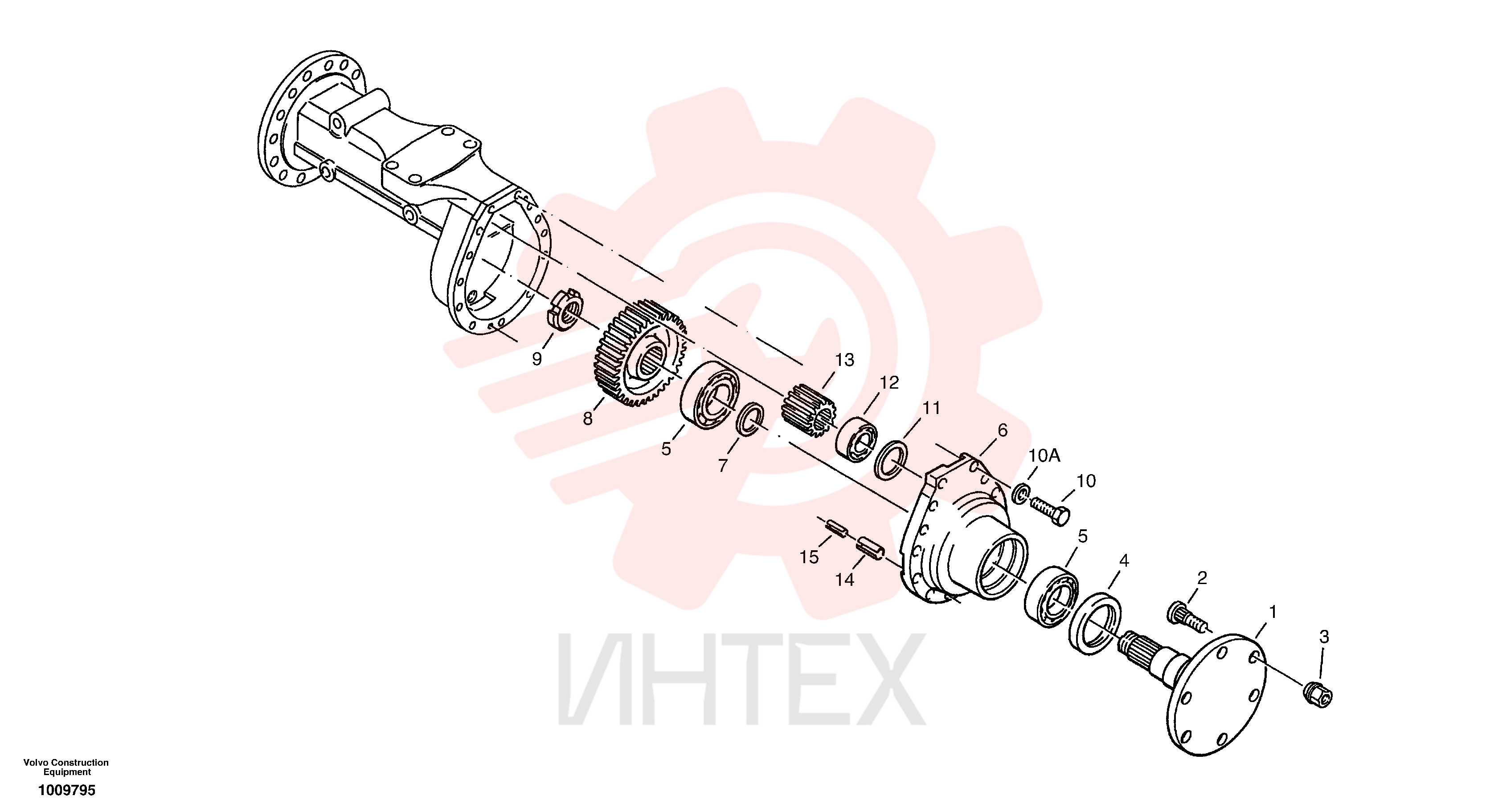 Flange shaft ZM2287812 (1)