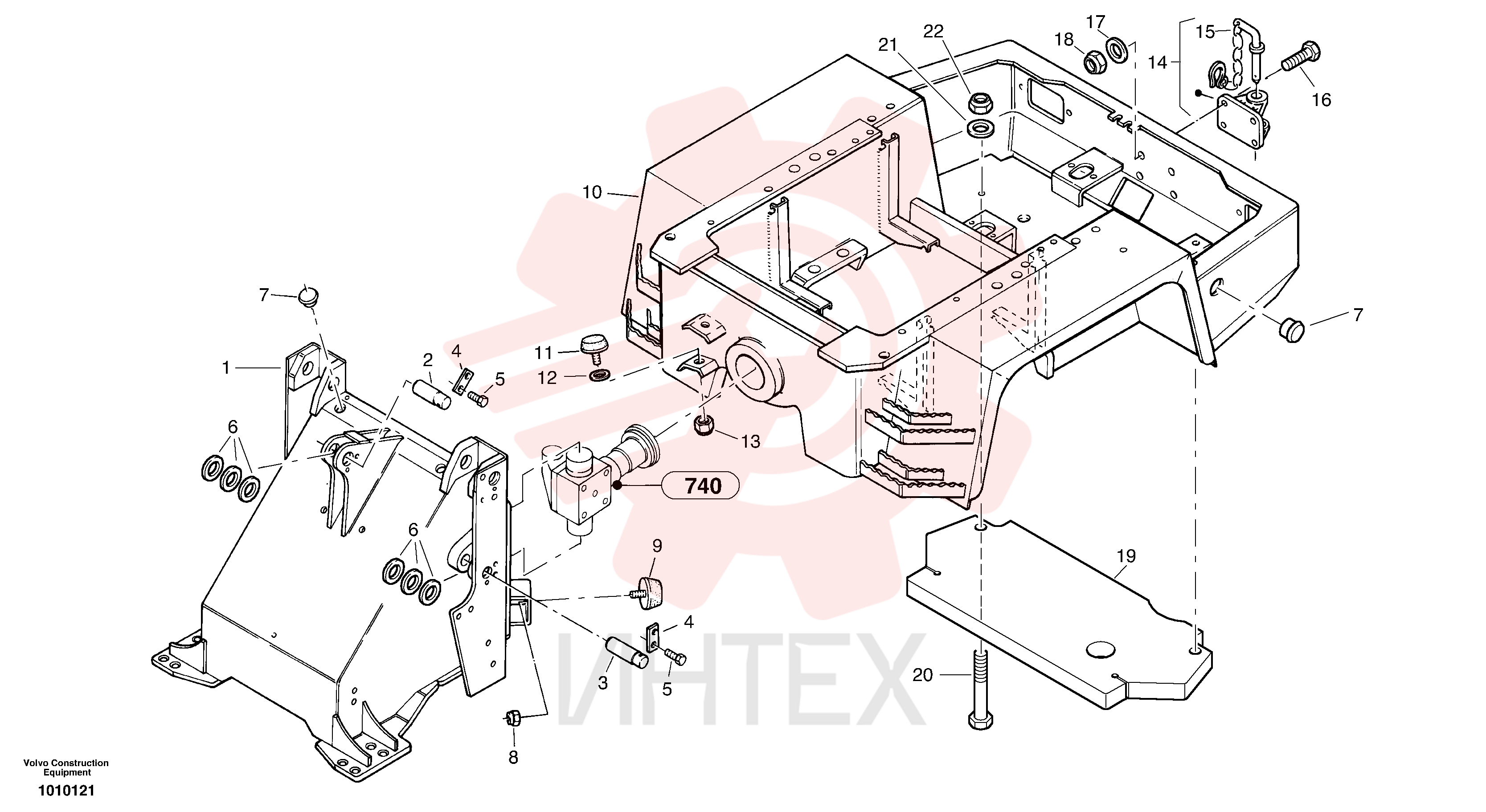 Frame, front part ZM2806527