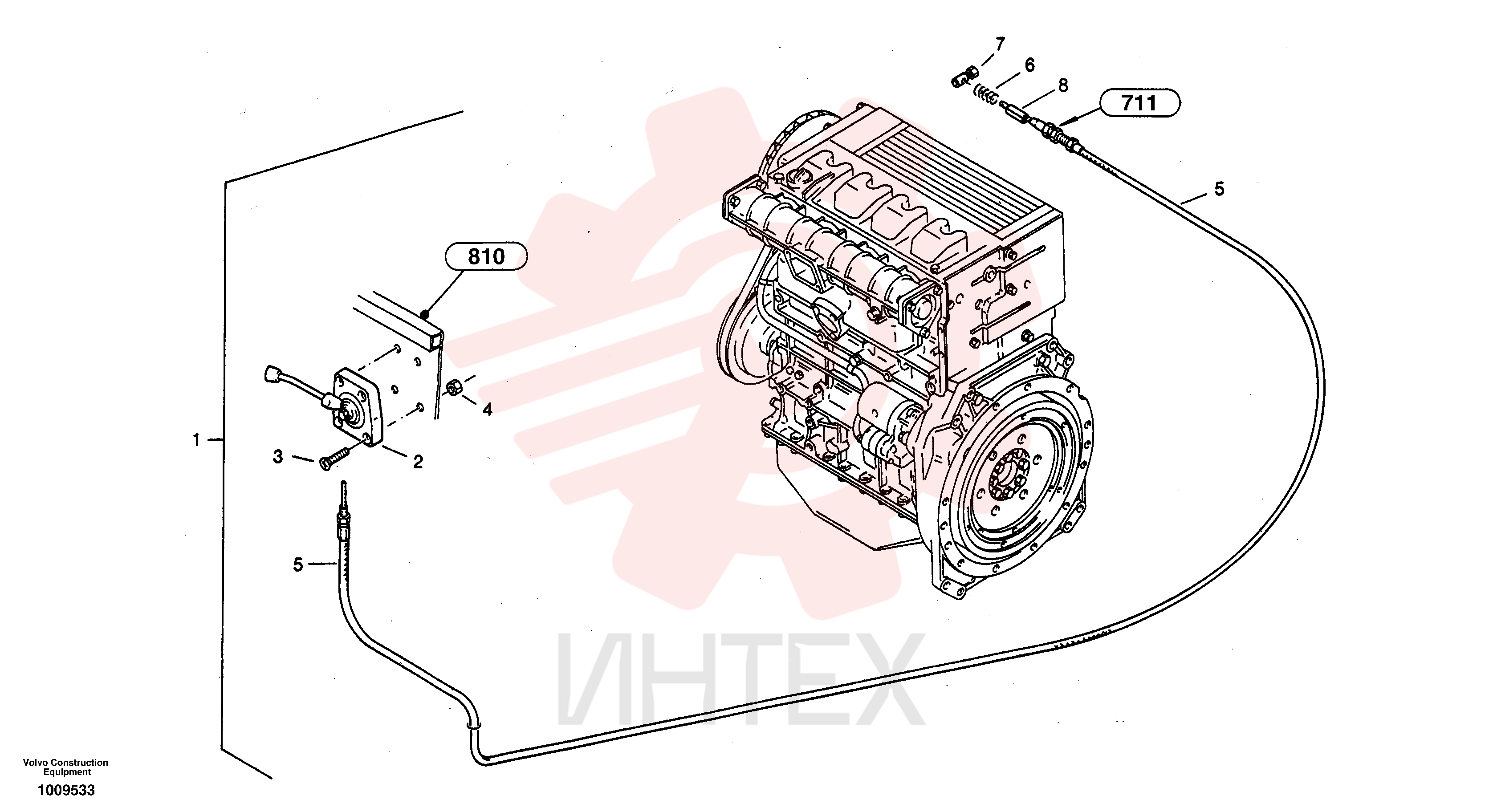Hand throttle control ZM2807170