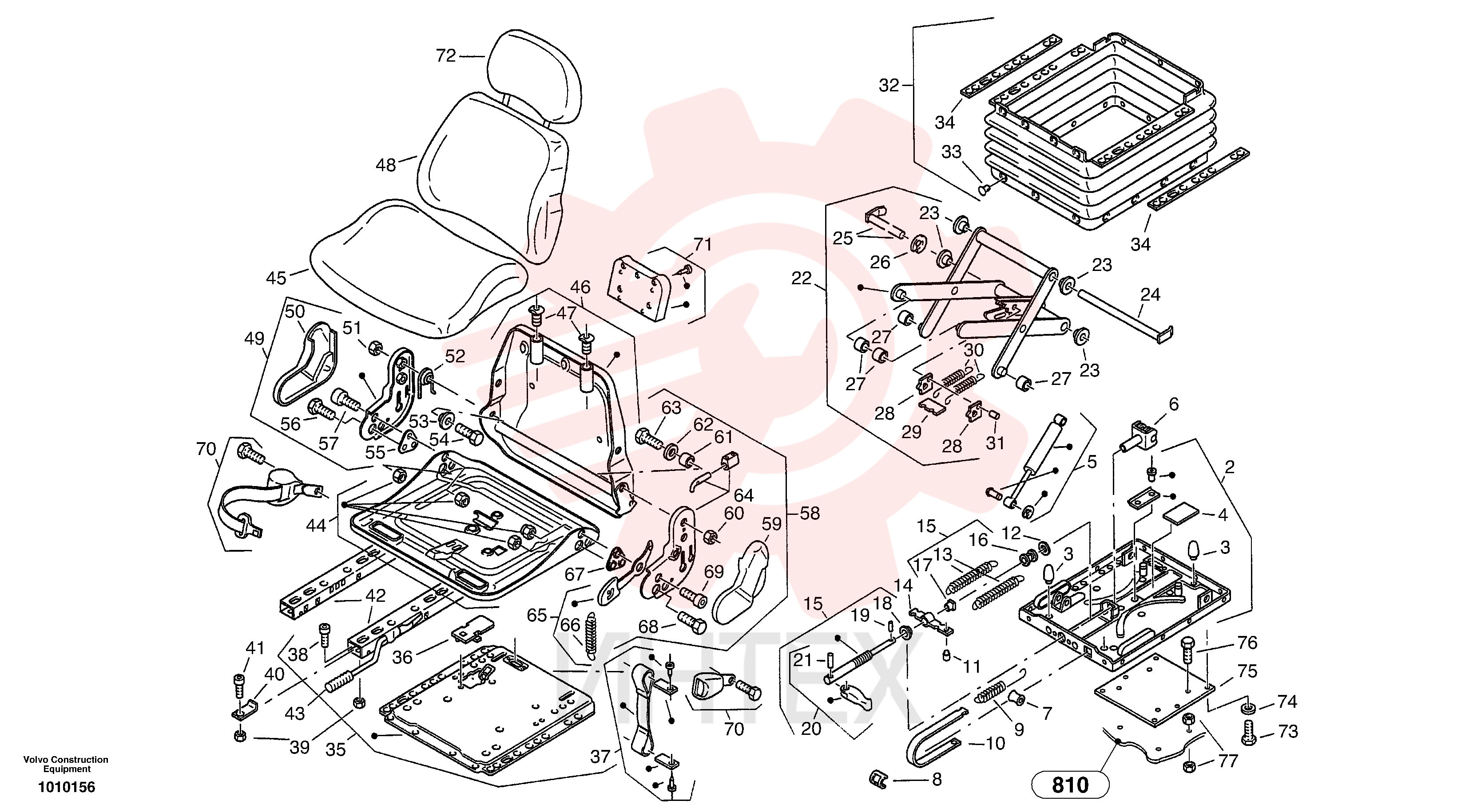 Operator seat ZM2808383