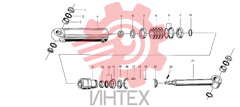 Цилиндр рулевого управления Z3.9.1
