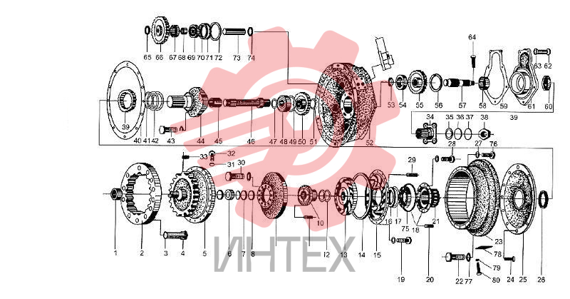 Гидротранформатор YJ315X