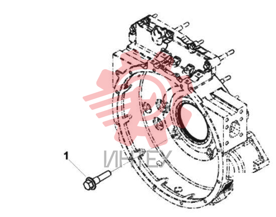 Болт корпуса маховика FH9629