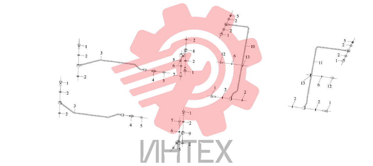 Трубка впускная