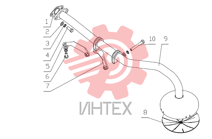 Патрубок маслозаборный J3600-1010000/12