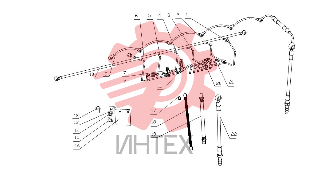 Система подачи топлива B9LF0-1104000.02