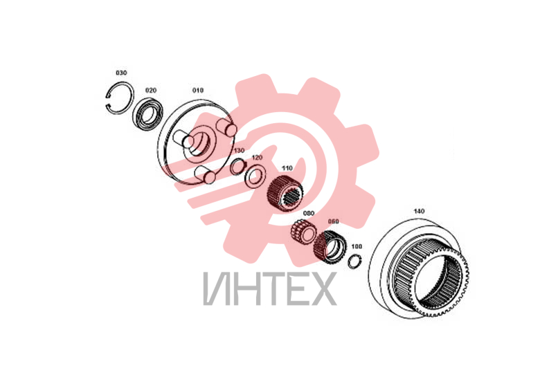 Передача планетарная 4143.115.003