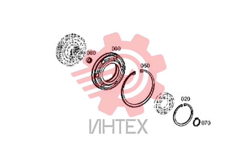 Компоненты задней передачи 4143.135.002