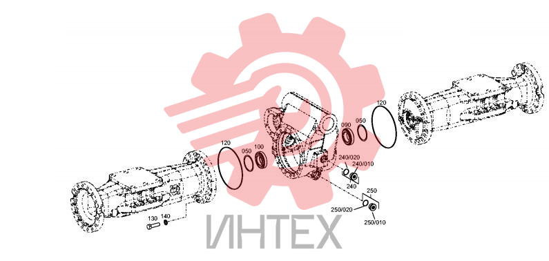 Компоненты корпуса моста 4472.126.012