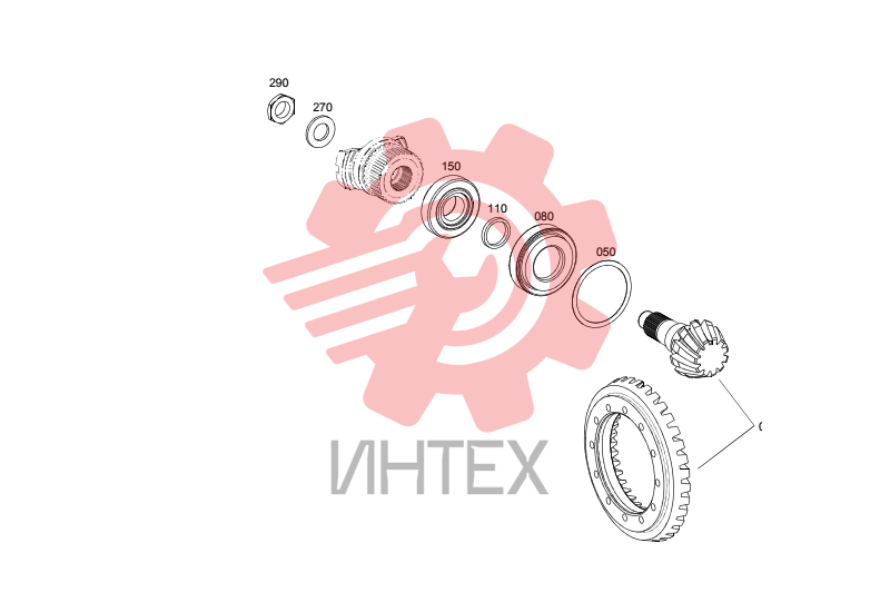 Пара гипоидная 4469.116.003